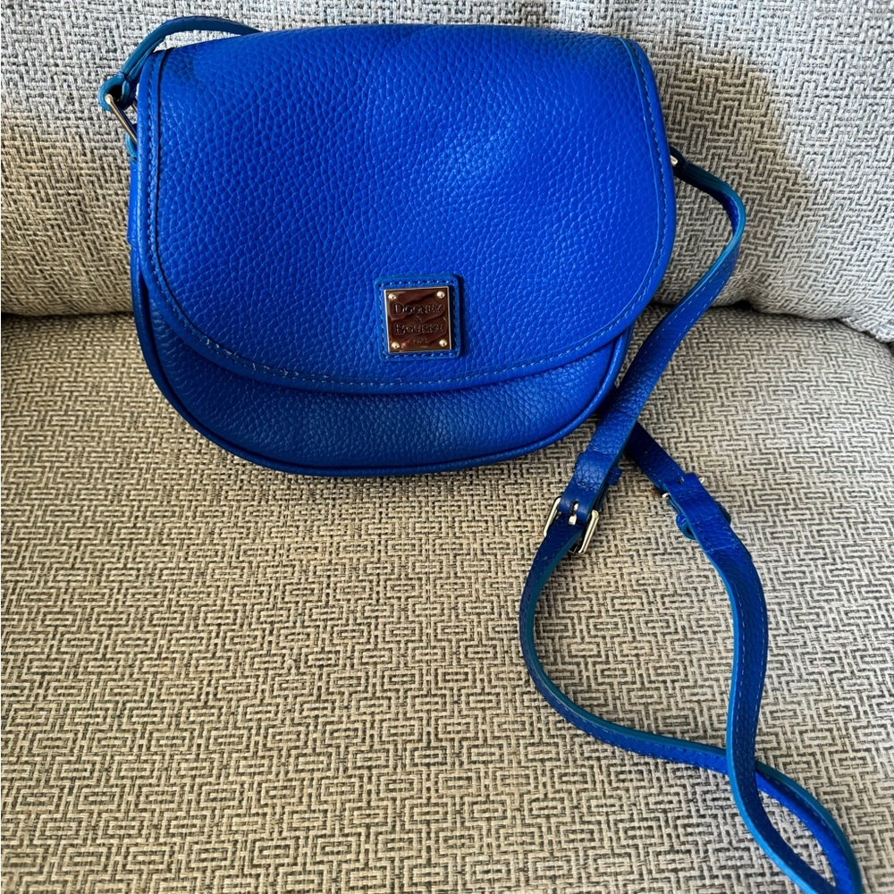 NWOT!  Dooney & Bourke Vibrant Blue Crossbody Hallie Bag